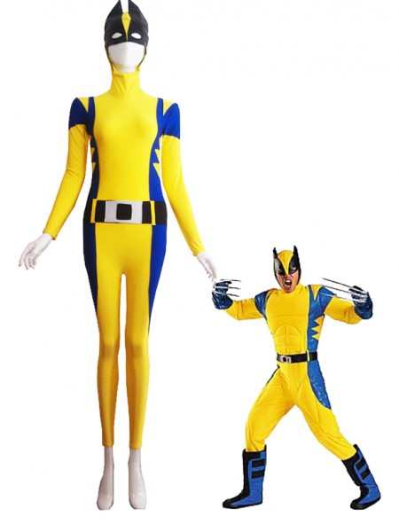 X-Men Wolverine Spandex Superhero Costume